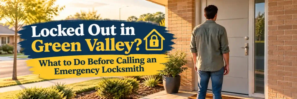 Person locked out of a home in Green Valley